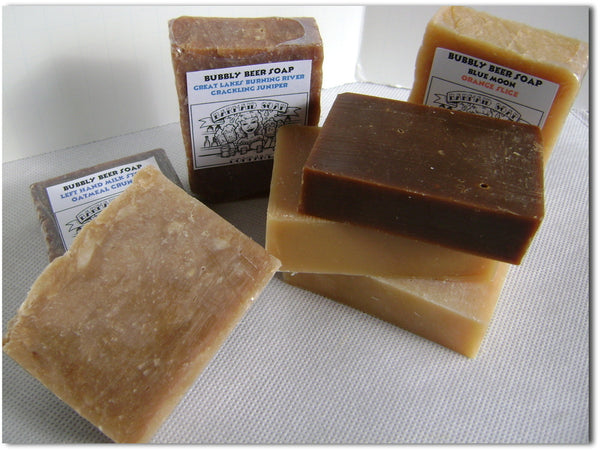 Soap crafted with Bourbon Barrel Ale