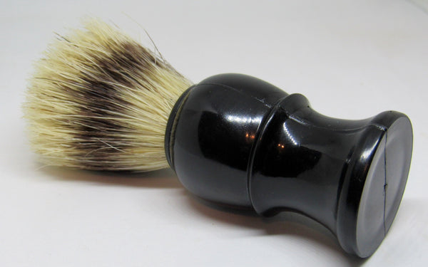 Boar Bristle Shave Brush- Black Standard