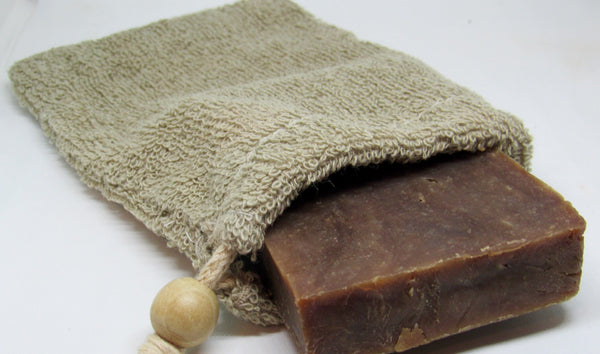 Flax Terry Soap Bag