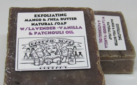 Lavender Vanilla and Patchouli Exfoliating Soap